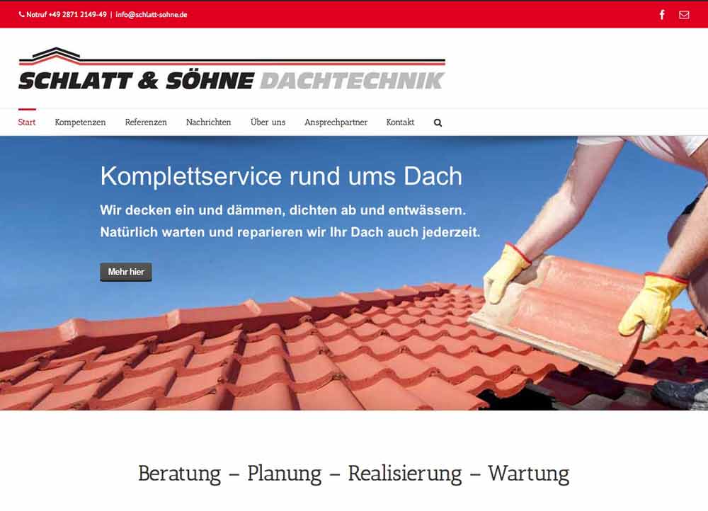 Schlatt & Söhne - Neue Homepage